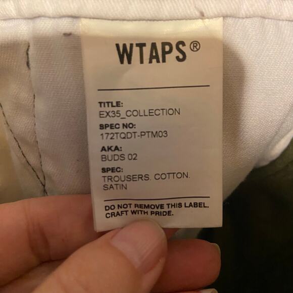 WTAPS Green Pants Size‎ 02 - Picture 9 of 9